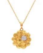 Spell Pebble 22k Diamond Pendant Necklace