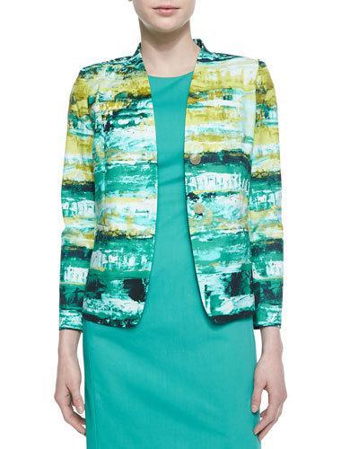 Lilith 2-button Printed Jacket