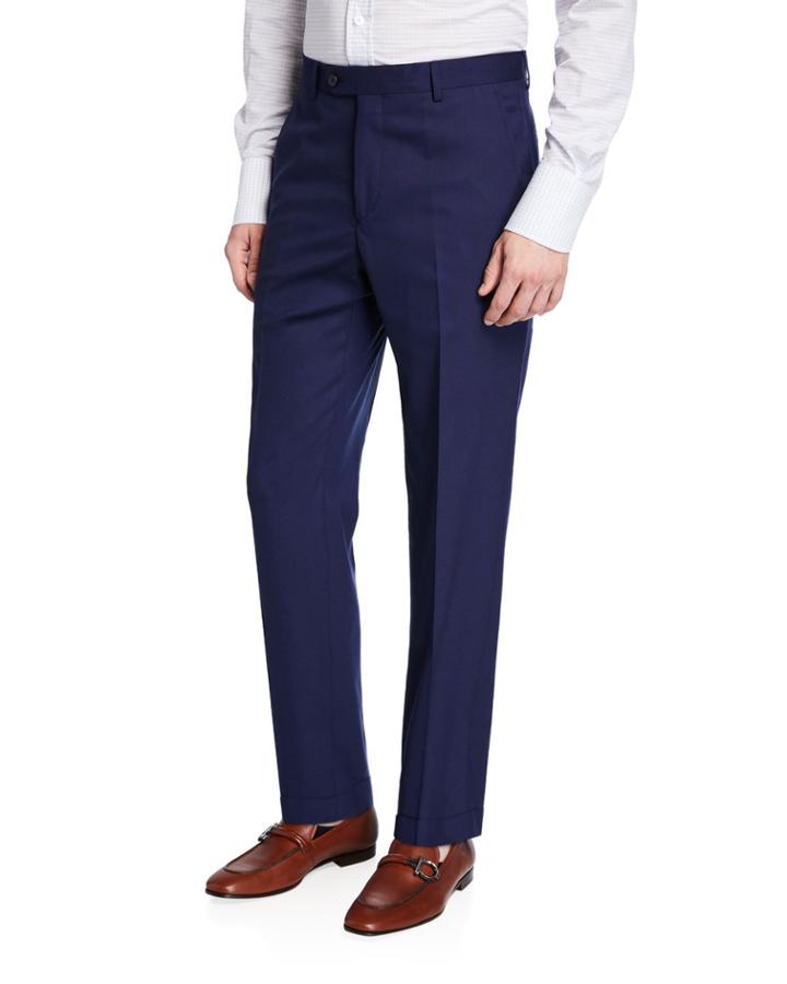 Men's Straight-leg Twill Dress Pants