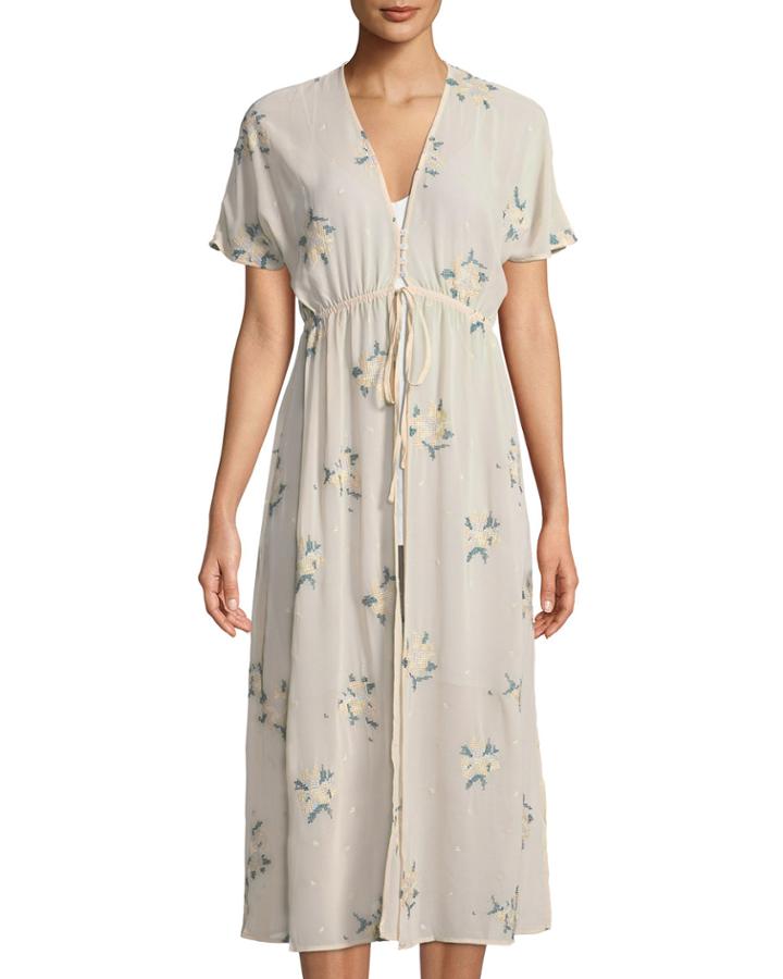 Sunset Lace Tie-front