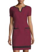 Short-sleeve Tweed