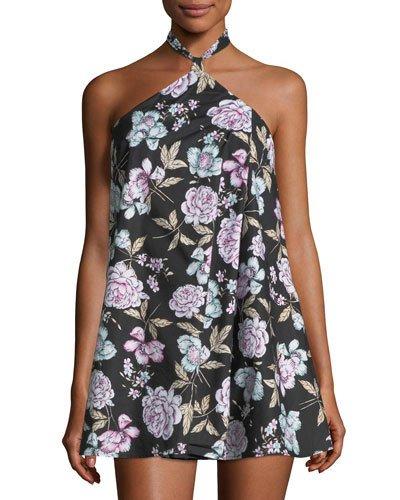 Elowen A-line Halter Dress