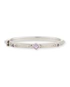 Encore Sterling Silver Lemon-lavender Amethyst Bracelet