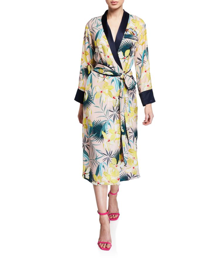 Desmond Tie-front Robe Dress