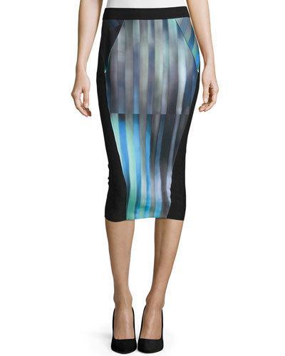 Arianna Striped Pencil