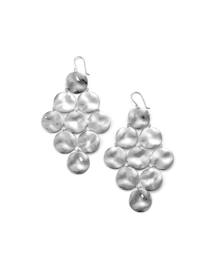 Wavy 9-circle Cascade Earrings