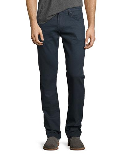 Jake Skinny Coated Jeans, Blue