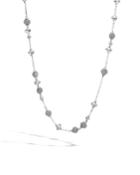 Bamboo Gray Moonstone Sautoir Necklace,