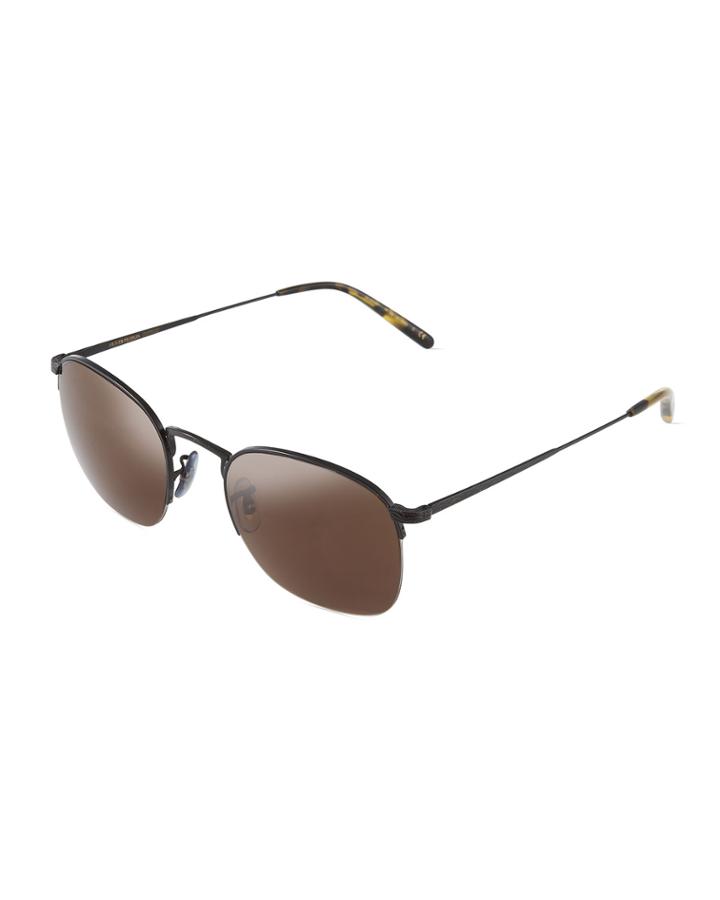 Rickman 51 Round Semi-rimless Metal