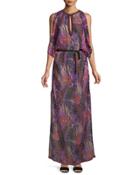 Floral Silk Caftan