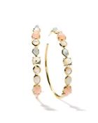 18k Rock Candy #4 Mini Gelato Hoop Earrings In