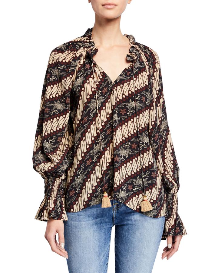 Lianna Diagonal Blouse