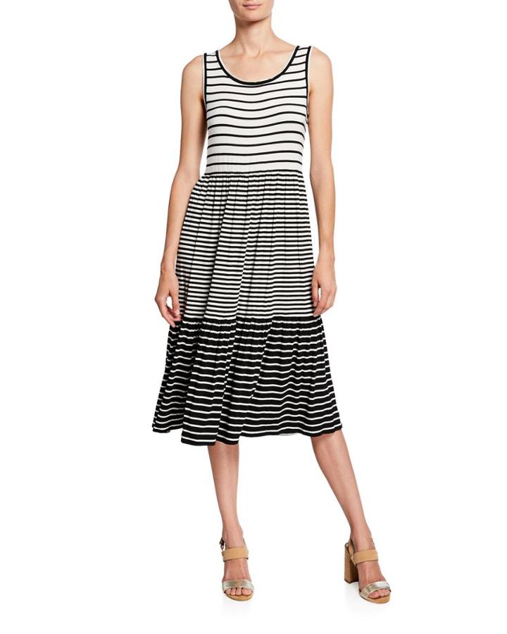Jersey Striped Sleeveless
