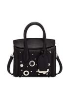 Heroine 21 Mini Leather Satchel Bag With Hardware Detail