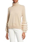 Cashmere Turtleneck Sweater With