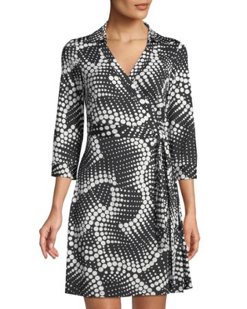 Milo Printed Wrap Dress