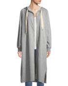 French Terry Hooded Duster Dress