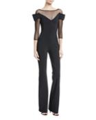 Sumi Illusion Wide-leg Jumpsuit