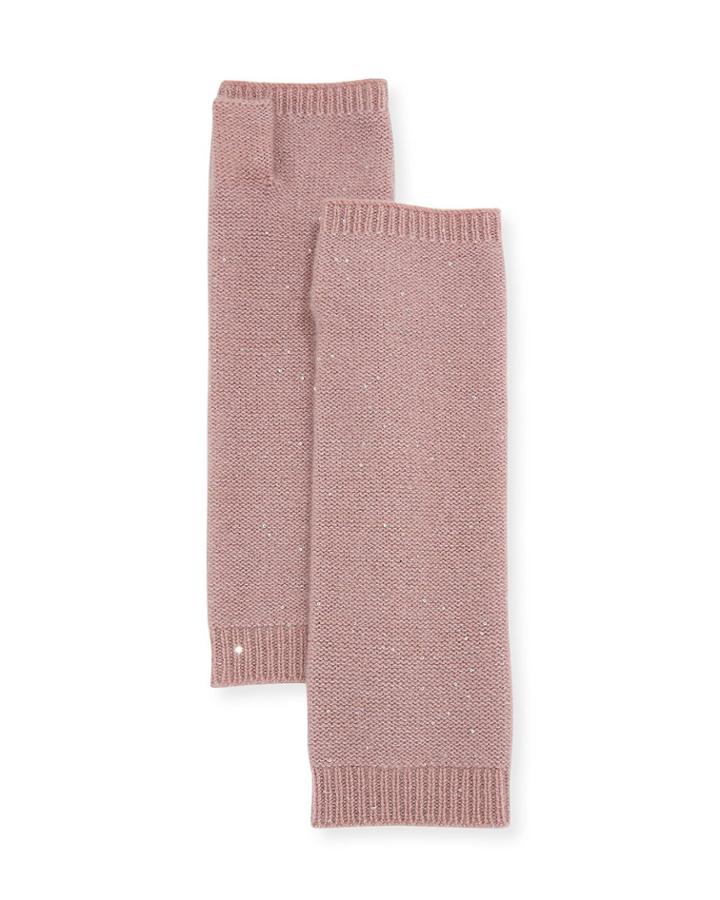 Sequin Fingerless Gloves
