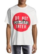 Men's Do Not Enter Cotton Short-sleeve T-shirt