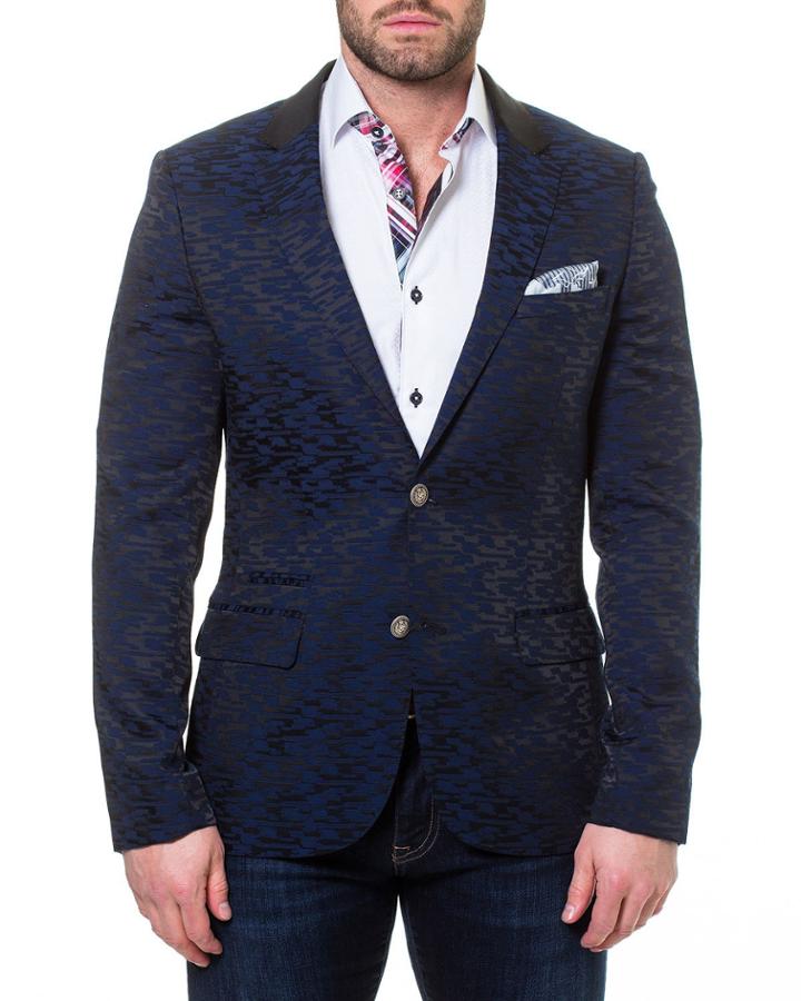 Men's Socrates Evo Brush Navy Blazer