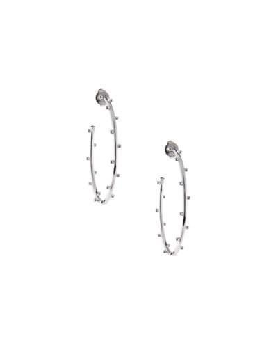 Medium Classic Ball Hoop Earrings