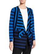 Striped Milano Knit Cardigan