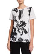 Floral Graphic Cotton Tee