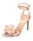 90mm Sandal With Flower Toe