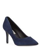 Royale Suede Pointed-toe Pumps