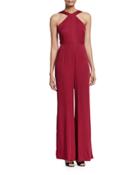 Seventies Wide-leg Jumpsuit, Brick