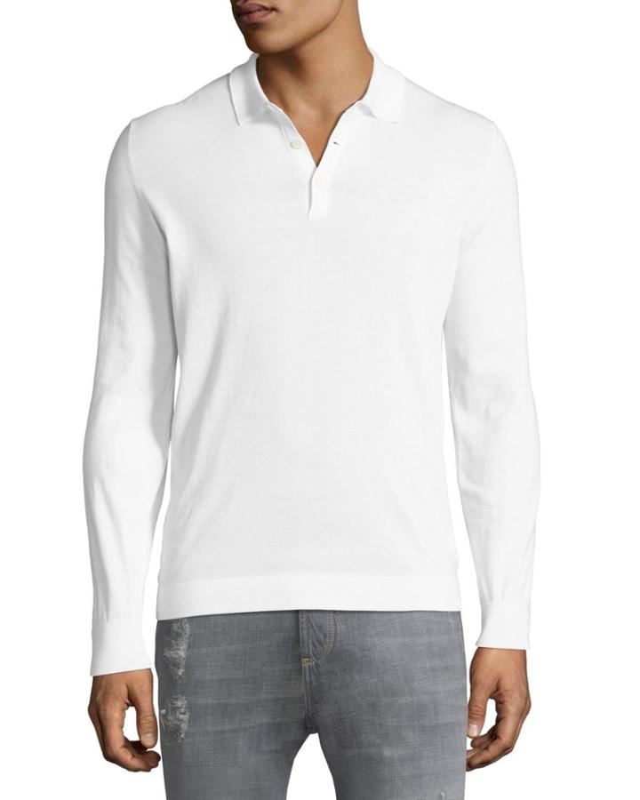 Men's Long-sleeve Polo