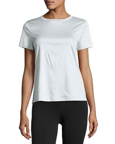 Short-sleeve Jersey Tie-back Tee,