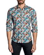Men's Semi-fitted Abstract-print