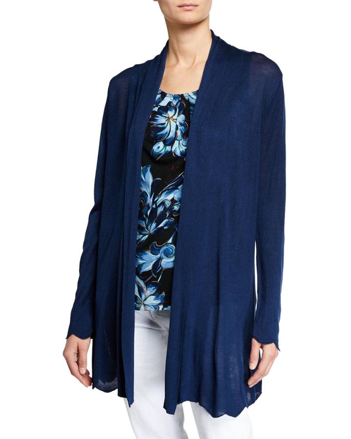 Novelty Scalloped Cardigan