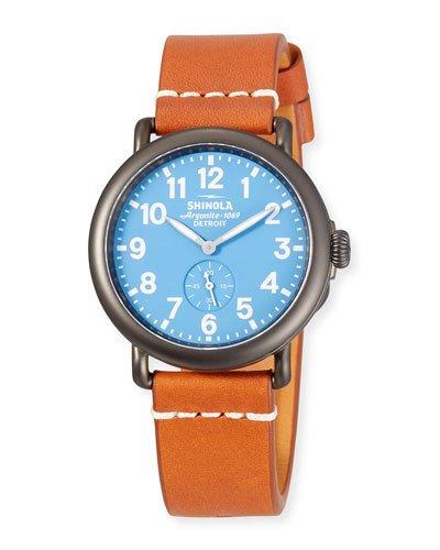 41mm Unisex Runwell Watch, Blue