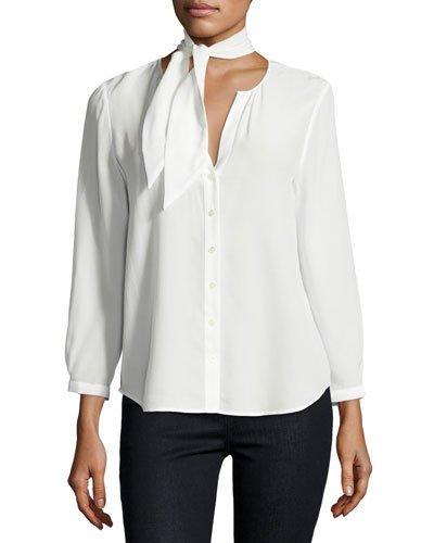 Nile Tie-neck Silk