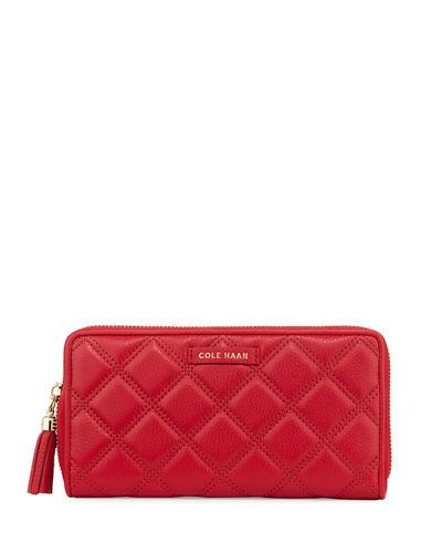 Benson Quilted Leather Continental Wallet