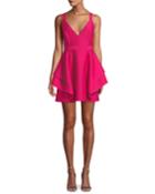 Sleeveless Dramatic Flounce