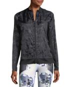 Volume Tonal-print Jacket
