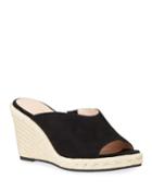 Wonda Suede Slide Wedge Espadrilles