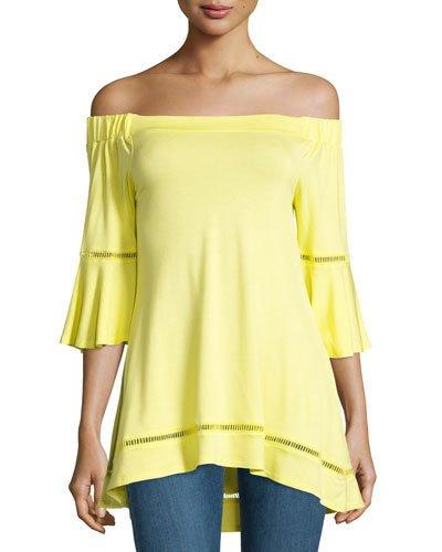 Off-the-shoulder Tunic