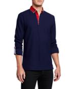 Men's Newton Splash Long Sleeve Polo
