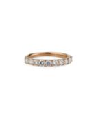 Estate 18k Rose Gold Diamond Ring,