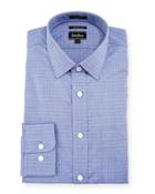 Trim-fit Regular-finish Pin-dot Dress