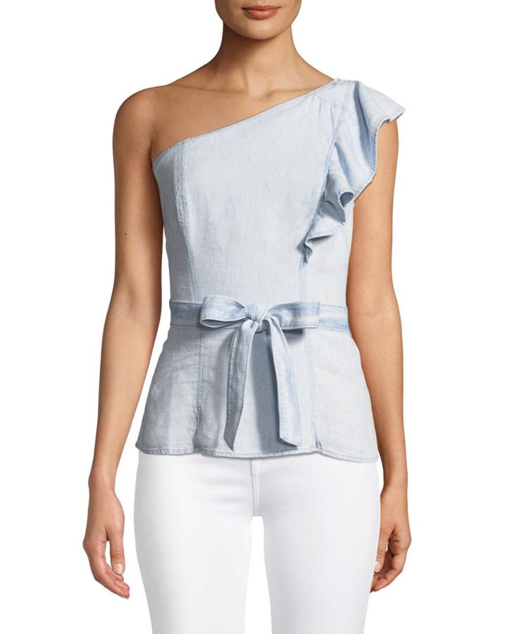 Cantina One-shoulder Ruffle Top