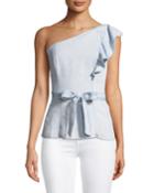 Cantina One-shoulder Ruffle Top