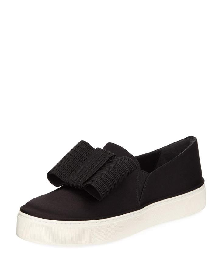 Bowgal Satin Sneakers With Bow