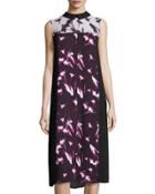 Printed Cocktail Dress,