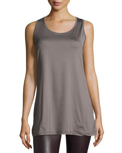Long Sleeveless Relaxed Tank